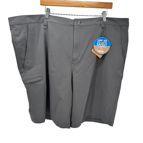 Columbia PFG Shorts Mens 48 (49x10 ACTUAL) UPF 50+ Grander Marlin II Gray NEW - Picture 2 of 10